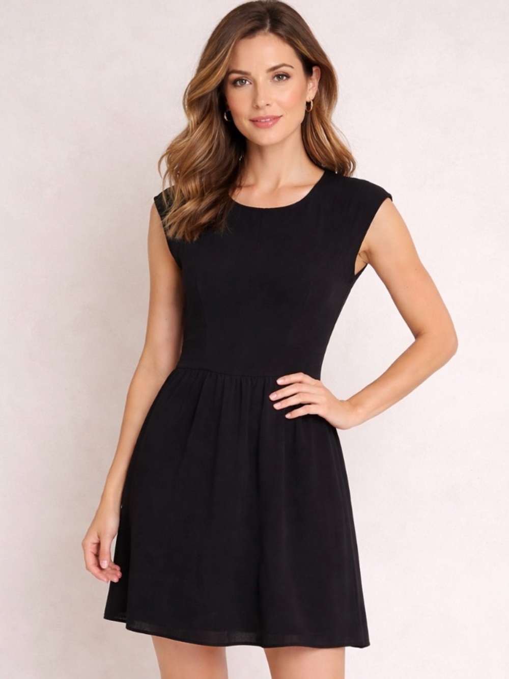 Rebecca Taylor Little Black Dress Elegant Classy Timeless Date Night Party